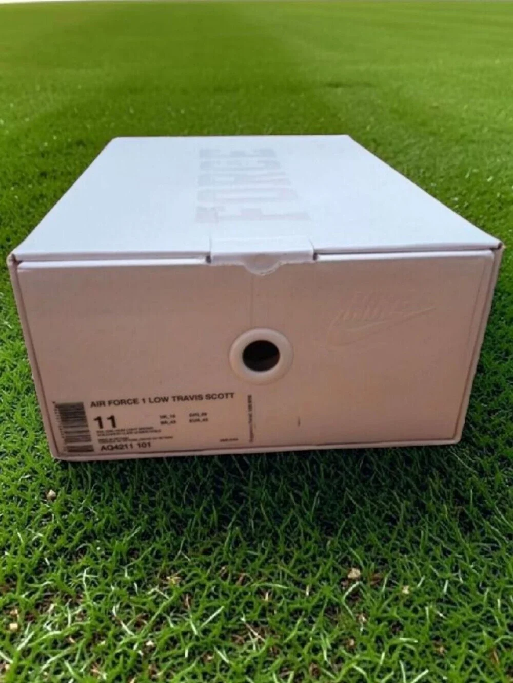 Nike Air Force 1 Low Travis Scott Sail Mens Size 11 AQ4211-101